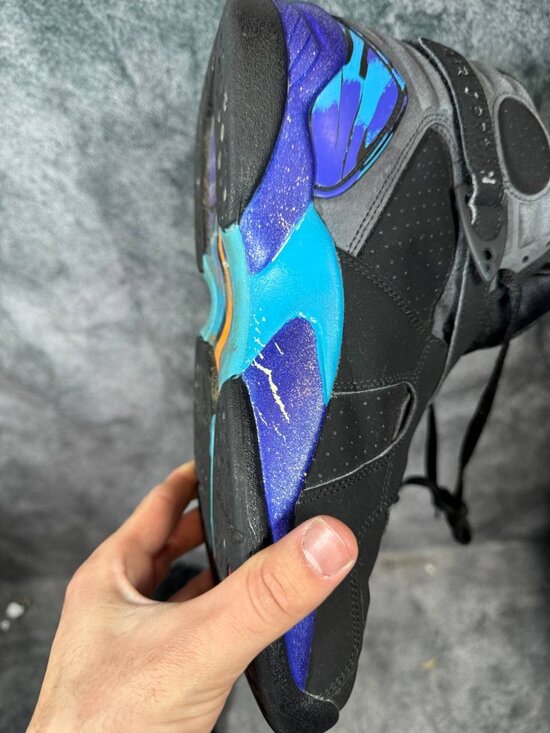 Size 10.5 | Jordan 8 Aqua N0 Box | Pre-Owned main image 4